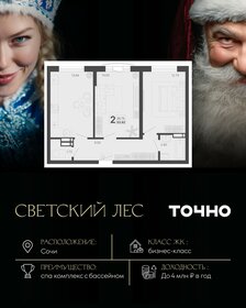 Квартира 53,9 м², 2-комнатная - изображение 1