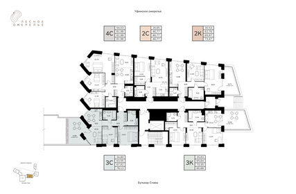 Квартира 67,9 м², 3-комнатная - изображение 2