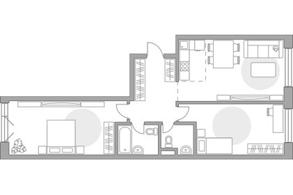 Квартира 76,3 м², 3-комнатная - изображение 1