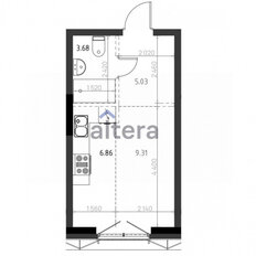 Квартира 24,9 м², студия - изображение 2