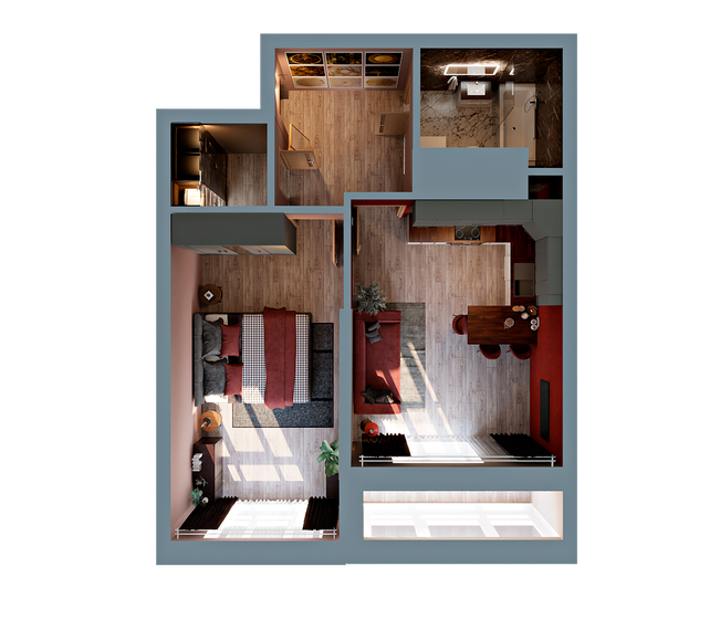 72,5 м², 4-комнатная квартира 3 870 000 ₽ - изображение 53