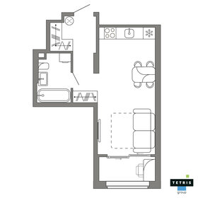 Квартира 33,4 м², студия - изображение 2