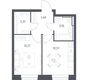 Квартира 32,9 м², 1-комнатная - изображение 1