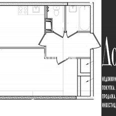 Квартира 42 м², 1-комнатная - изображение 5