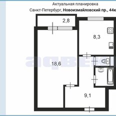 Квартира 39,6 м², 1-комнатная - изображение 3
