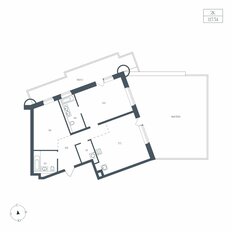 Квартира 117,5 м², 2-комнатная - изображение 3