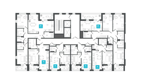 Квартира 90,6 м², 3-комнатная - изображение 2