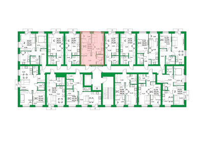 Квартира 39 м², 1-комнатная - изображение 2