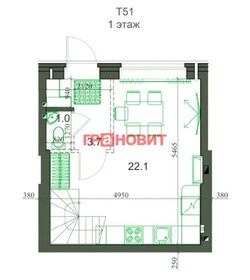 Квартира 46,1 м², 2-комнатная - изображение 2