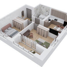 Квартира 59,3 м², 2-комнатная - изображение 3