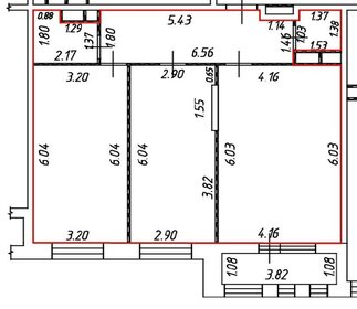 Квартира 78,6 м², 3-комнатная - изображение 1