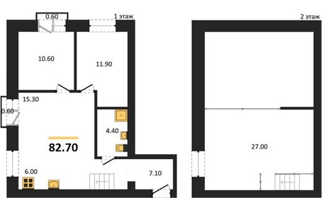 Квартира 83 м², 3-комнатная - изображение 1