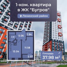 Квартира 38 м², 1-комнатная - изображение 2