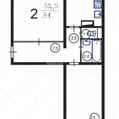 Квартира 52,9 м², 2-комнатная - изображение 5