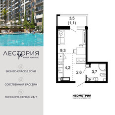 Квартира 20,9 м², студия - изображение 2