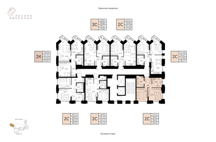 Квартира 39 м², 2-комнатная - изображение 2