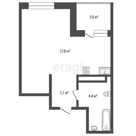 Квартира 27,6 м², студия - изображение 1