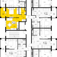 Квартира 36,4 м², 1-комнатная - изображение 2