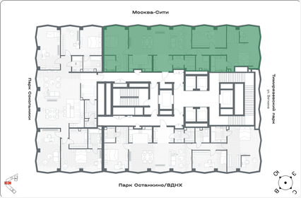 Квартира 153 м², 3-комнатная - изображение 2