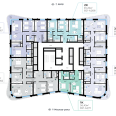 Квартира 81,3 м², 2-комнатная - изображение 2