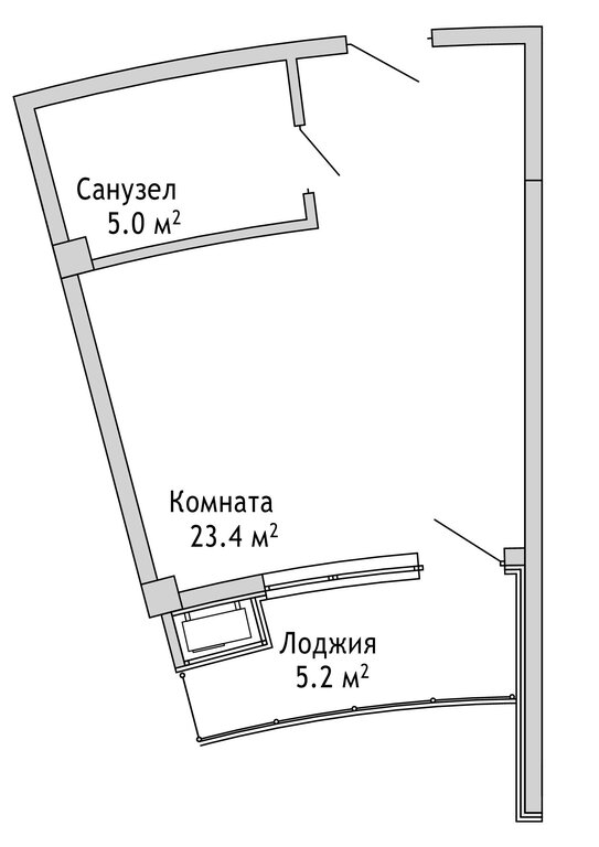 Варианты планировок гостиничный комплекс Cosmos Black Sea Riverta Hotel - планировка 2