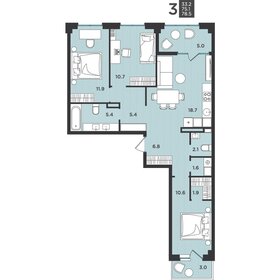 Квартира 78,5 м², студия - изображение 1