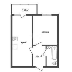 Квартира 39,8 м², 1-комнатная - изображение 1