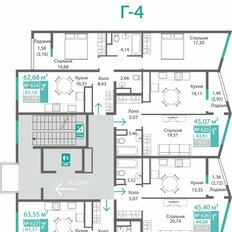 Квартира 61,1 м², 2-комнатная - изображение 2