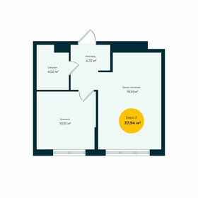 Квартира 37,9 м², 1-комнатная - изображение 1
