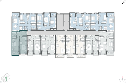 Квартира 47,4 м², 2-комнатная - изображение 2