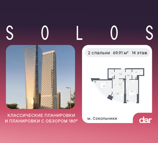 Квартира 69,9 м², 2-комнатная - изображение 1