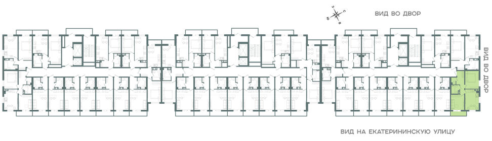 Квартира 42,4 м², 2-комнатная - изображение 2