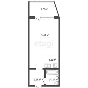 Квартира 30,9 м², студия - изображение 1