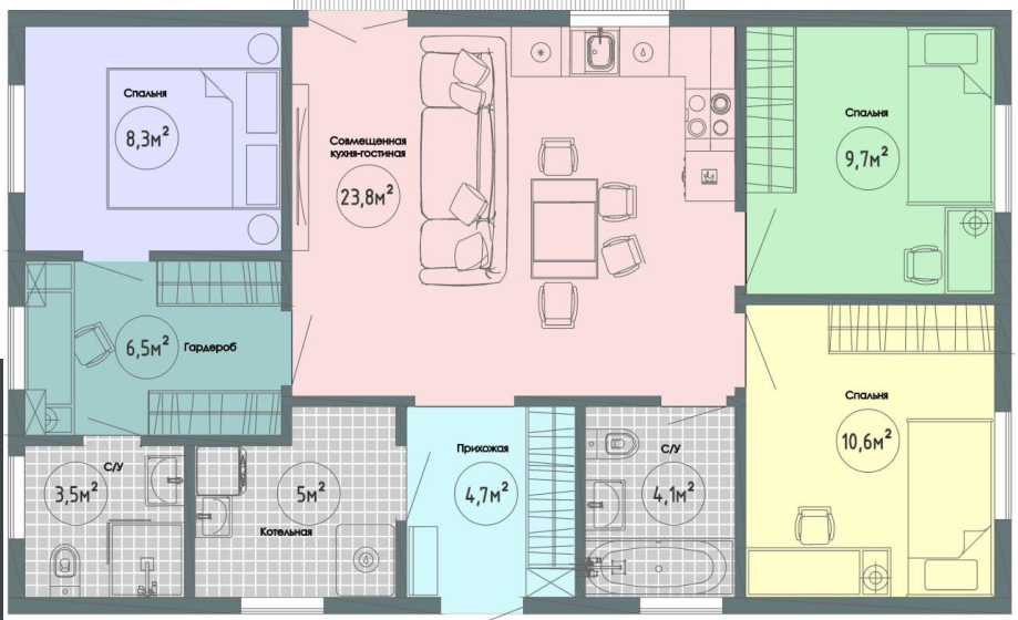 41,8 м² дом, 46 соток участок 1 700 000 ₽ - изображение 67