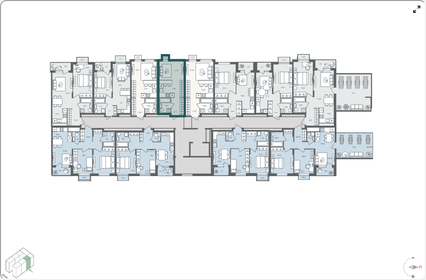 Квартира 30 м², студия - изображение 2