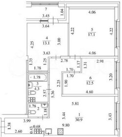 Квартира 81 м², 3-комнатная - изображение 1
