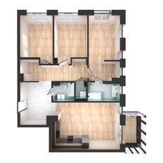 Квартира 111,5 м², 3-комнатная - изображение 5