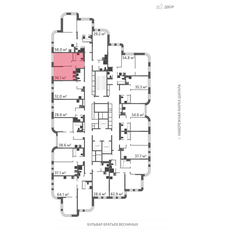 Квартира 36,1 м², 1-комнатная - изображение 2