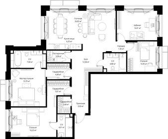 Квартира 140 м², 4-комнатная - изображение 2