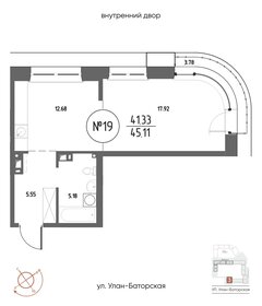Квартира 45,1 м², 1-комнатная - изображение 1