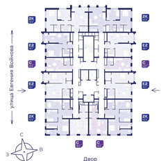 Квартира 43,7 м², 2-комнатная - изображение 2
