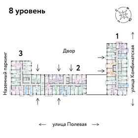 Квартира 69,6 м², 3-комнатная - изображение 2