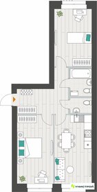 Квартира 62,7 м², 2-комнатная - изображение 1