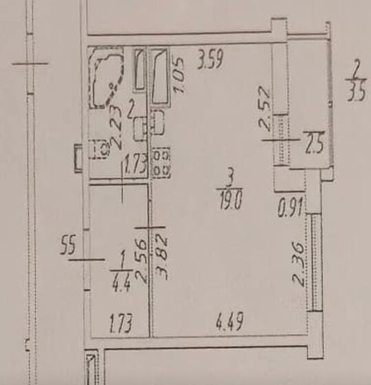 21,1 м², квартира-студия 8 100 000 ₽ - изображение 69