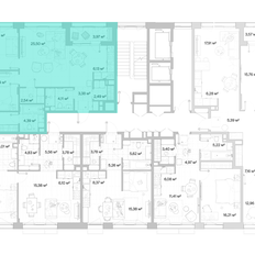 Квартира 81,3 м², 1-комнатная - изображение 2