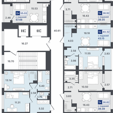 Квартира 75,3 м², 2-комнатная - изображение 2