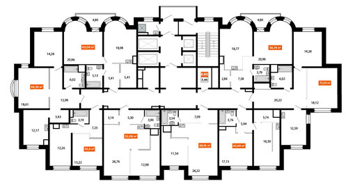 Квартира 56,7 м², 1-комнатная - изображение 2