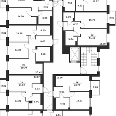 Квартира 51,1 м², 1-комнатная - изображение 3