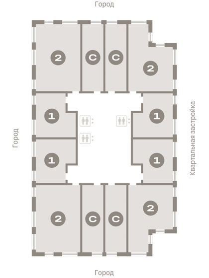 33,1 м², 1-комнатная квартира 4 300 000 ₽ - изображение 85