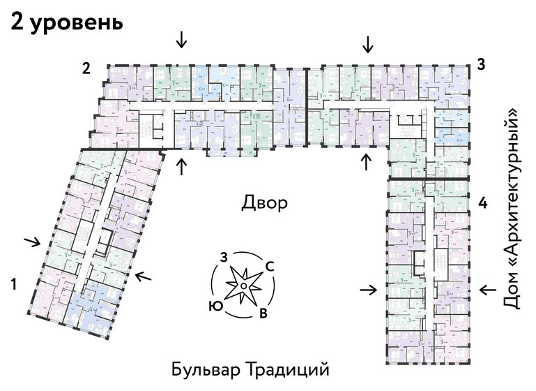 85,3 м², 3-комнатная квартира 7 400 000 ₽ - изображение 115